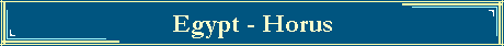 Egypt - Horus