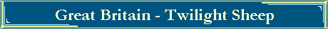 Great Britain - Twilight Sheep