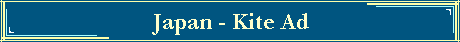 Japan - Kite Ad