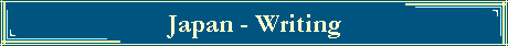 Japan - Writing