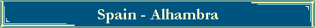 Spain - Alhambra