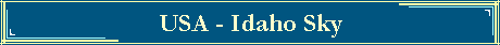 USA - Idaho Sky